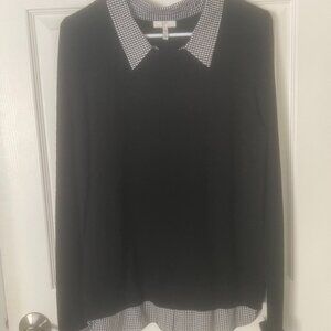 Joie Black Wool Cashmere Women's Top Size M
